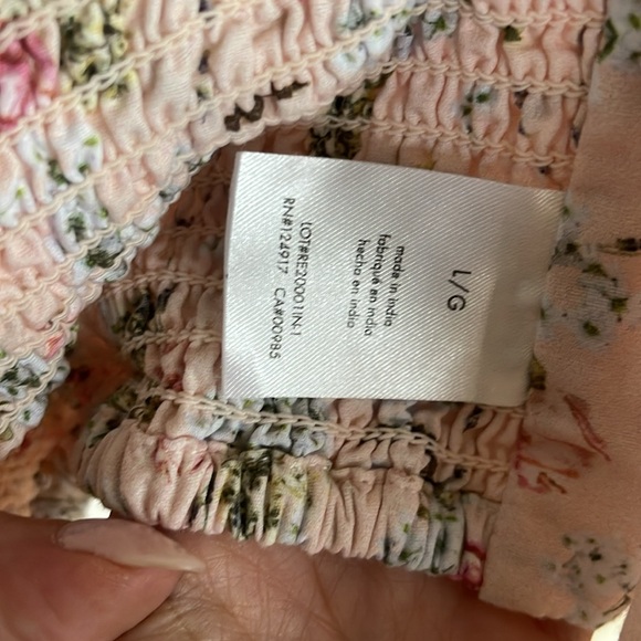 WEWOREWHAT Coco Off-The-Shoulder Crop Top Size L - Picture 5 of 5